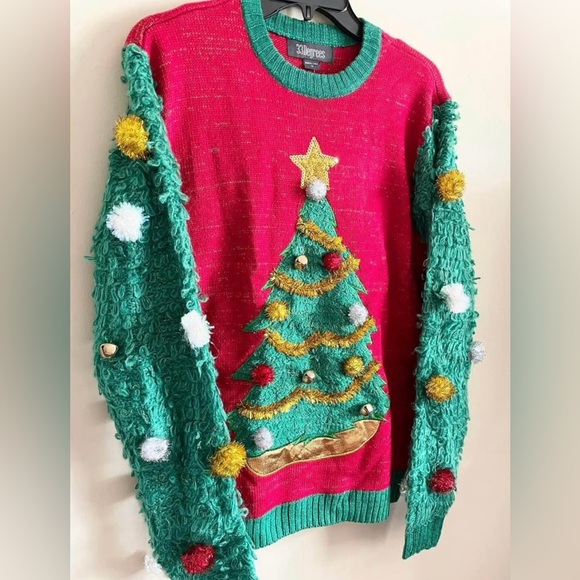 NEW Unisex Christmas Sweater Knit Crewneck Pullover Men’s Small/Women’s Medium - Picture 2 of 4